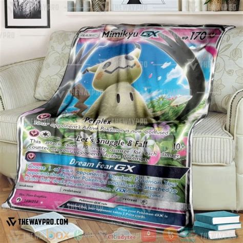 Pokemon Mimikyu Gx Soft Blanket Morequilt