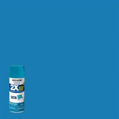 Lagoon Rust Oleum American Accents 2x Ultra Cover Satin Spray Paint 12 Oz 6 Pack