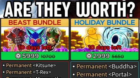 Are The NEW BEAST And HOLIDAY Bundles Worth It In Blox Fruits 2023