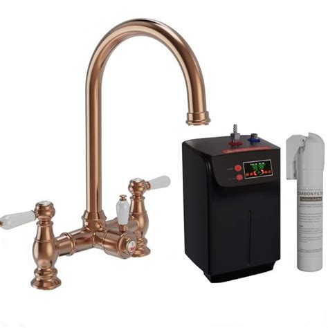 Lsc Traditional Bridge In Copper White Boiling Hot Water Kitchen