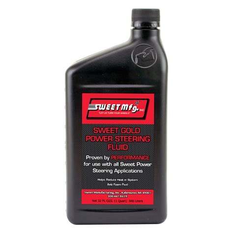 Sweet Manufacturing® 301 30182 Gold Power Steering Fluid 1 Quart Bottle