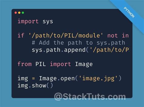 How To Fix Importerror No Module Named Pil In Python Stacktuts