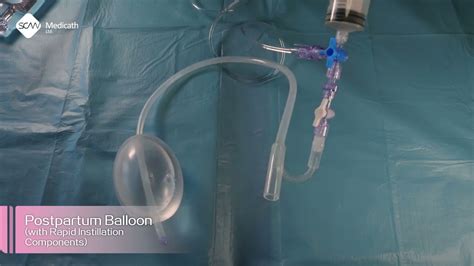 Uterine Balloon Tamponade For Pph Postpartum Balloon With Rapid Installation Scw Medicath