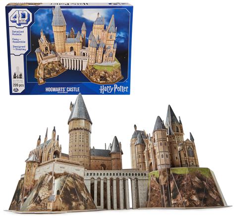 4d Build Harry Potter Hogwarts Castle 3d Puzzle Model Kit 209 Pcs