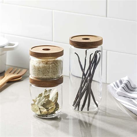 Buy Better Homes And Gardens Glass Food Storage Jar With Acacia Wood