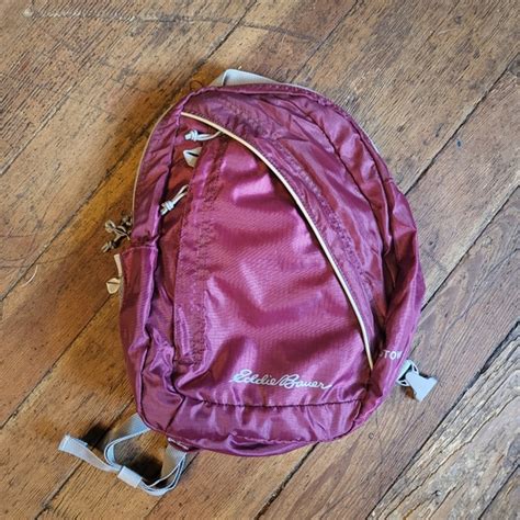 Eddie Bauer Bags Eddie Bauer L Stowaway Backpack Sling Poshmark