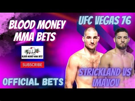 UFC Vegas 67 Sean Strickland Vs Nassourdine Imavov Official Bets