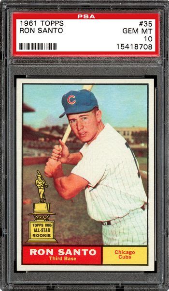 Baseball Cards 1961 Topps Psa Cardfacts®