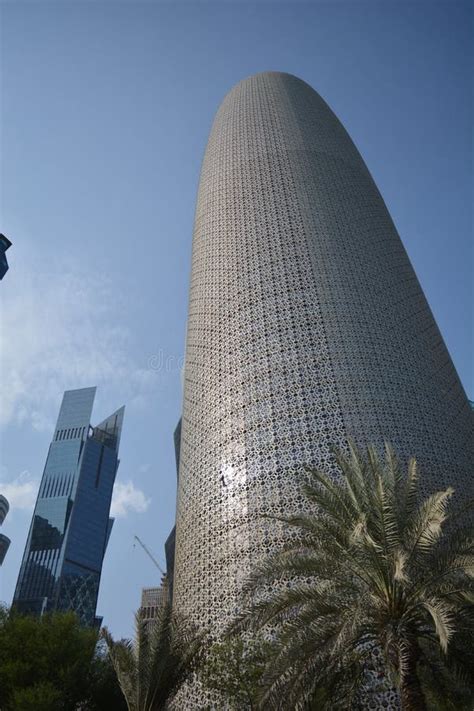 Burj Doha Tower Of Qatar Stock Image Image Of Amazing 31798571