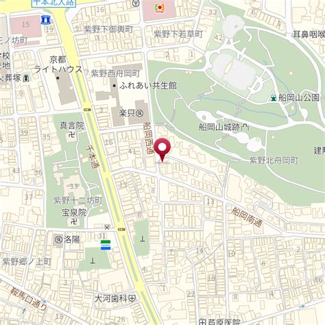 京都府京都市北区紫野北舟岡町46－2 の地図 Mapfan