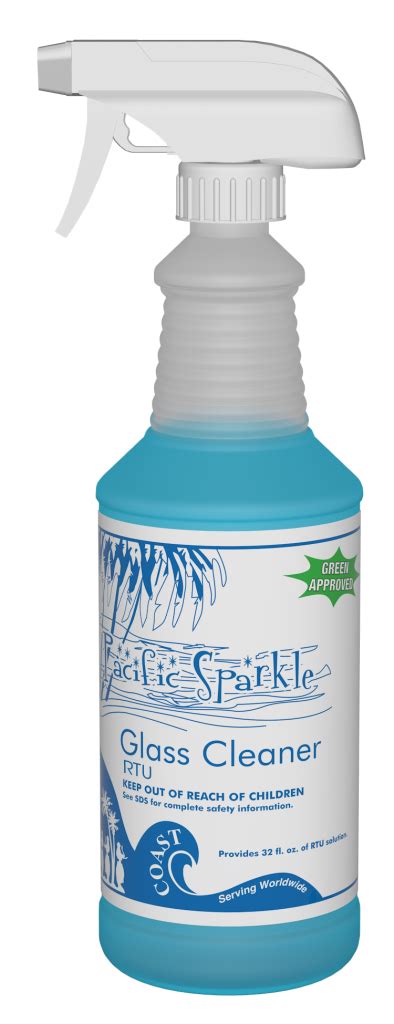 Pacific Sparkle Glass Cleaner Ready To Use Coast Products Inc