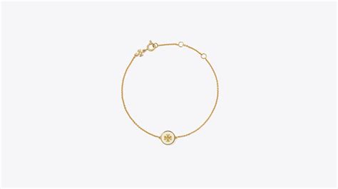 Kira Gliederarmband Mit Emaille Damen Schmuck Armb Nder Tory Burch De