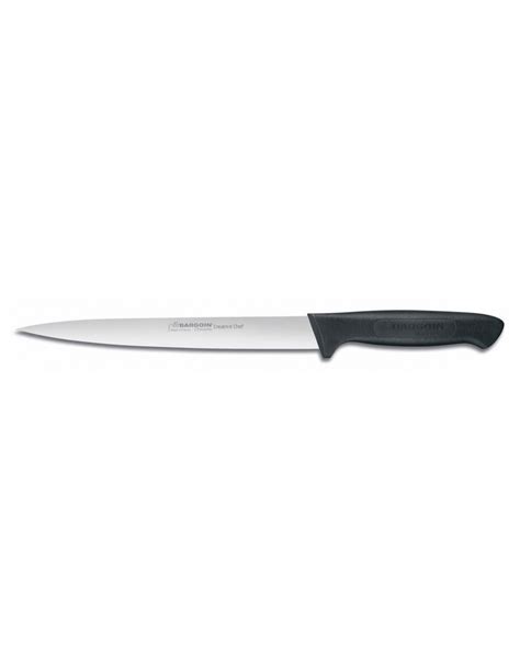 Couteau Filet De Sole Noir Cm Bargoin Creative Chef