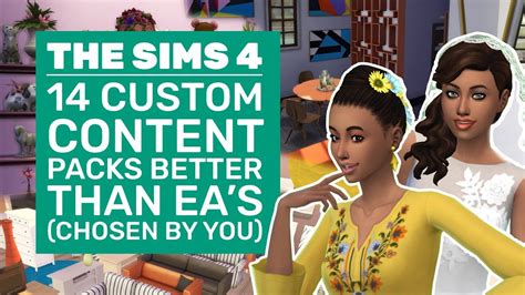 14 Sims 4 Cc Packs That Are Better Than Eas Your Best Custom Content