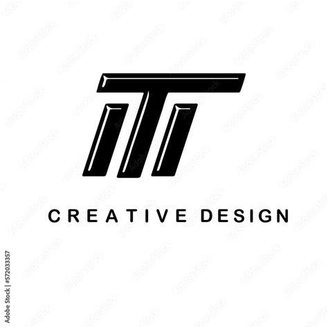 ITI letter logo design. ITI letter on white background. ITI minimalist ...