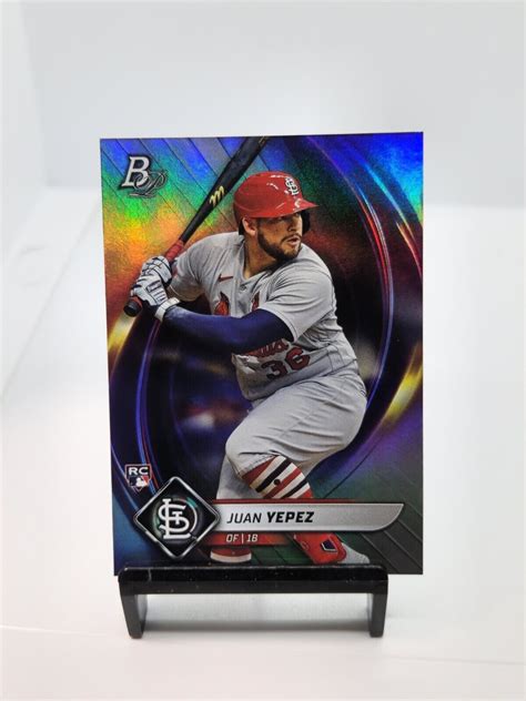 2022 Bowman Platinum Juan Yepez Rookie RC St Louis Cardinals 74 EBay