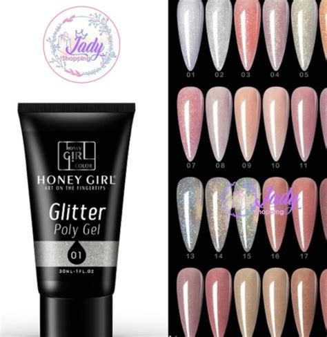 Polygel Con Glitter Honeygirl Poli Lady Shopping Todo En