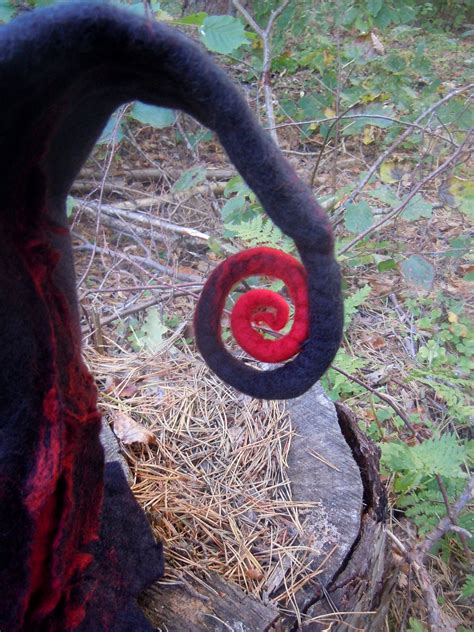 Witch Hat Wizard Magic Hat Black and Red Witch Costume Magic Mystery ...