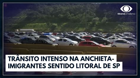 Tr Nsito Intenso No Sistema Anchieta Imigrantes Sentido Litoral De Sp