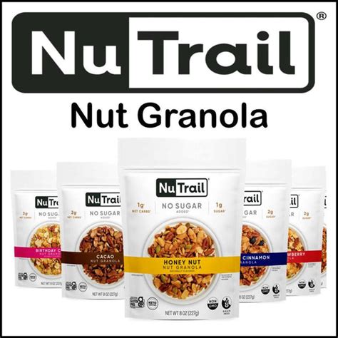 Nu Trail Keto Nut Granola 8oz East Side Grocery