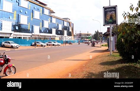 Road Traffic In The Kicukiro District Of Kigali Stock Video Footage Alamy