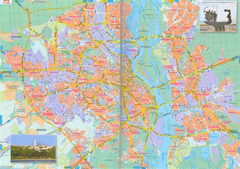Карта города Киев - Карты городов Украины