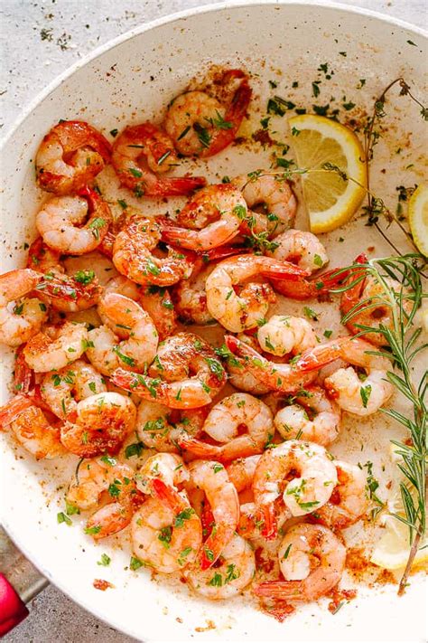 Lemon Herb Garlic Butter Shrimp Diethood