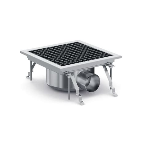 Caniveau De Sol Pour Cuisine Professionnelle Sortie Horizontale