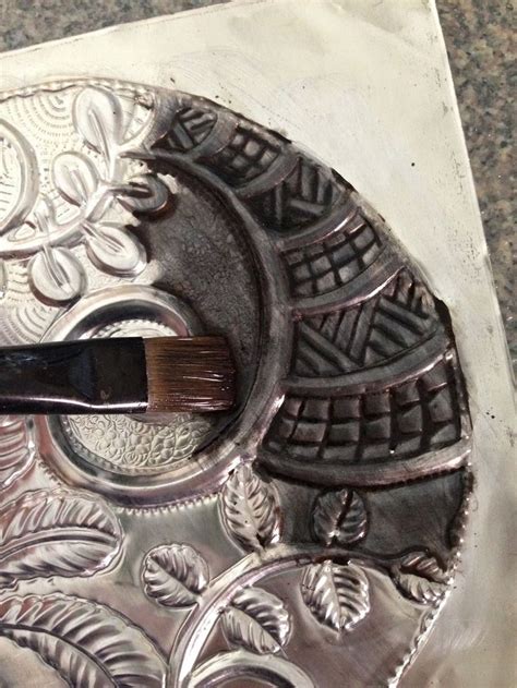 Pewter Embossing With Stencilgirl Stencils By Magdalena Muldoon From