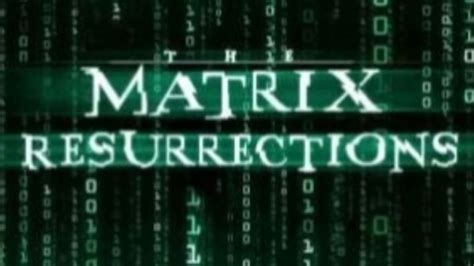 The Matrix Resurrections Release Date