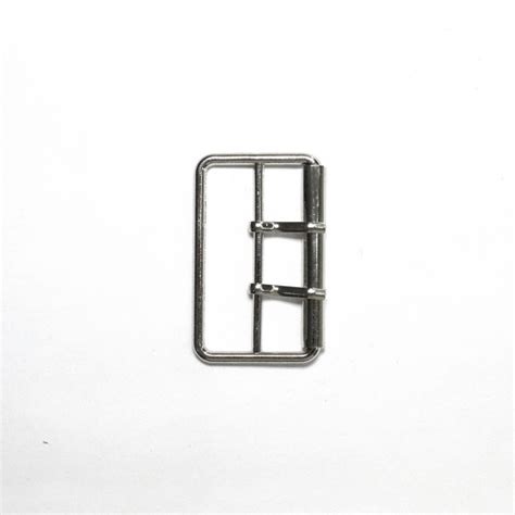 Пряжка металлическая с двумя язычками для дублёнки №5см. МА2013/Silver ...