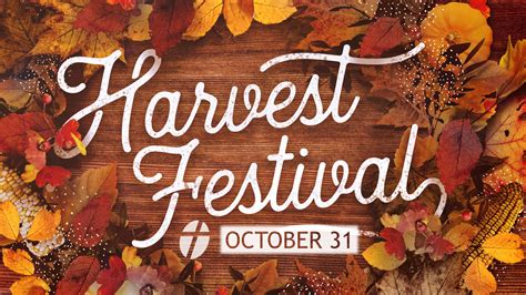 Harvest Festival Registration - Emmanuel Baptist Church