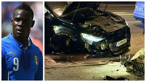 Italie Apr S Son Accident De Voiture Mario Balotelli Sort Du Silence