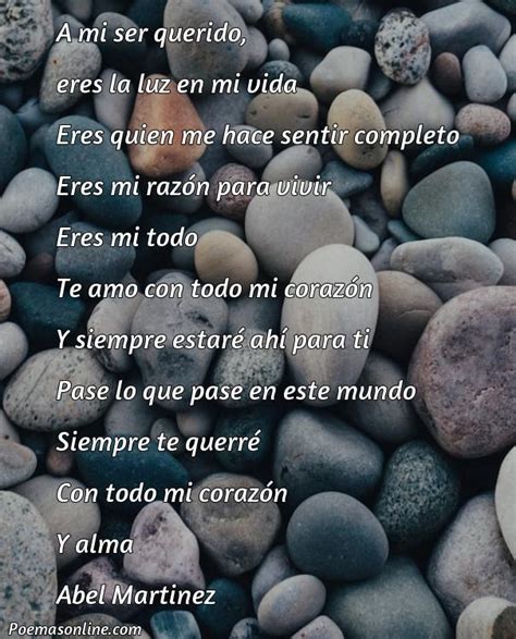 Cinco Mejores Poemas Para Un Ser Querido Poemas Online