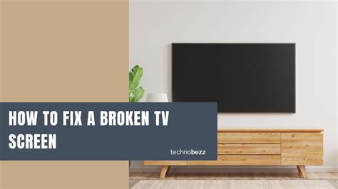 How To Fix A Broken TV Screen