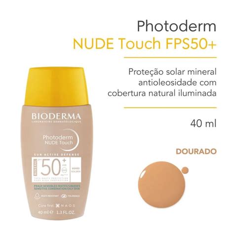 Bioderma Photoderm Nude Touch Dourado Fps Ml Shopee Brasil