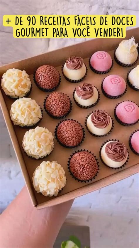 De 90 Receitas FÁceis De Doces Gourmet Para VocÊ Vender Receitas Brigadeiros Gourmet