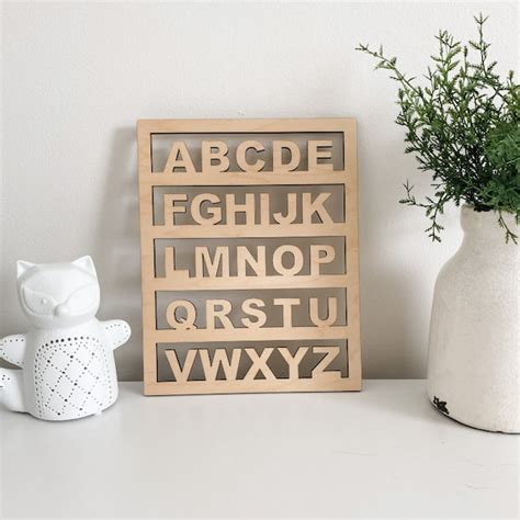 Alphabet Wall Decor - Etsy