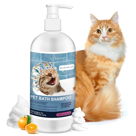 Amazon.com : 500ml 16.9 Fl Oz Cat Shampoo for Cats and Kittens Gentle