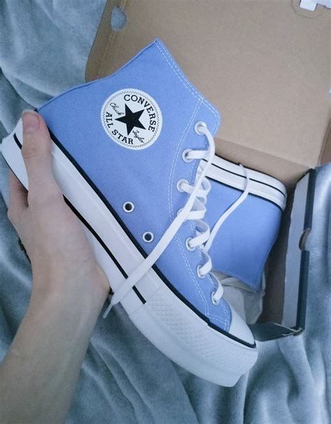 Blue All Star Converse In 2024 Cute Converse Shoes Preppy Shoes Cute Shoes