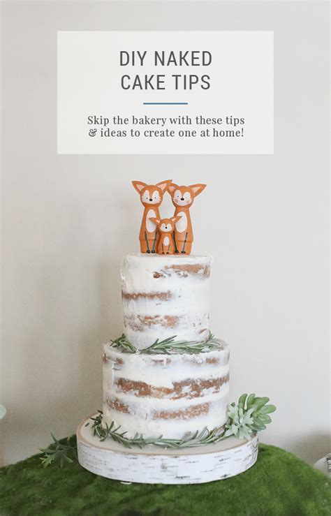 How To Make A Diy Naked Cake For A Party Or Baby Shower Artofit