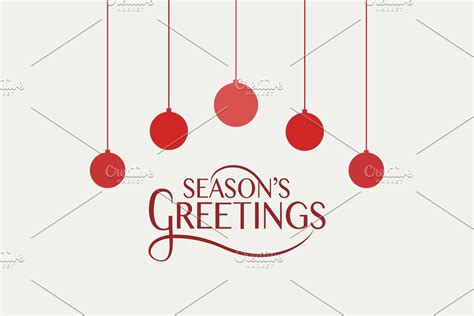 Seasons Greetings Card Template Creative Card Templates Creative