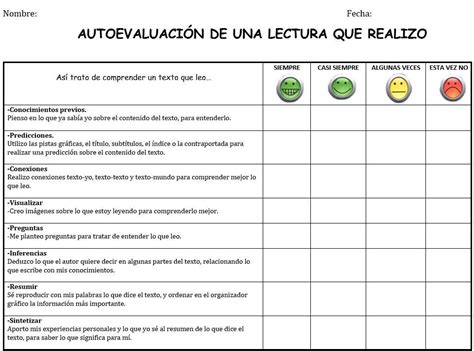 Comprensión Lectora Las Listas De Control Como Instrumentos Desarrollo