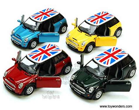 Mini Cooper S Hard Top w/British Flag 5059DFB 1/28 scale Kinsmart wholesale diecast model toy car