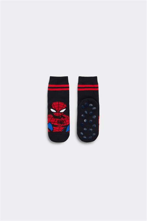 Boys Marvel Spider Man Non Slip Socks Intimissimi