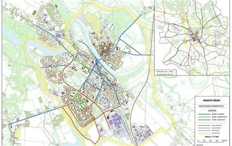 Opracowanie projektowe ścieżek rowerowych na terenie Śremu Śrem