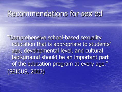 Ppt What Should Be The Goals Of High School Sex Education Powerpoint Presentation Id403854