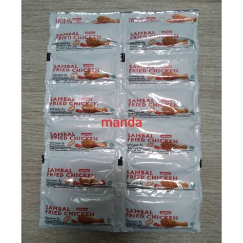 Saos Saus Sambal Fried Chicken Sachet Indofood 24 Pcs Lazada Indonesia