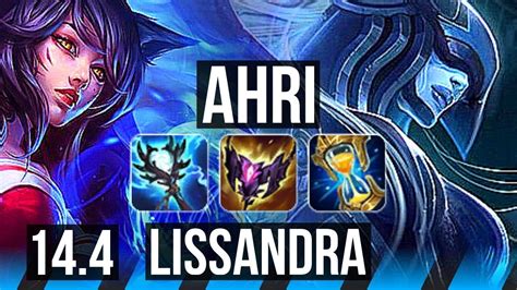 Ahri Vs Lissandra Mid Legendary Rank Ahri Jp Master