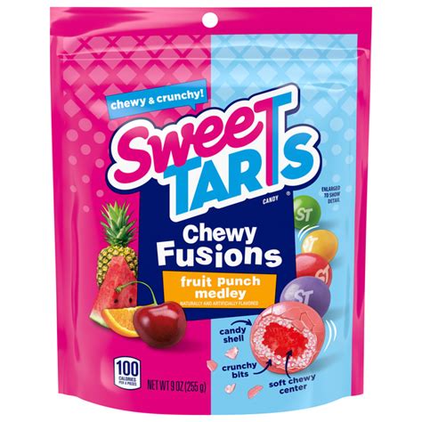 Save on SweeTARTS Chewy Fusions Candy Fruit Punch Medley Order Online Delivery | Food Lion